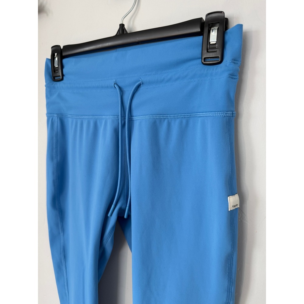 Vuori Daily Legging Azure Blue High Rise Drawstring 7/8 Yoga Pants VW323 Size M